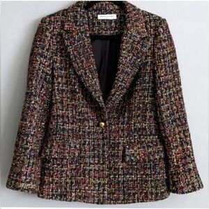 Stunning Amanda Uprichard‎ Tinsel Blazer XL Multi Color